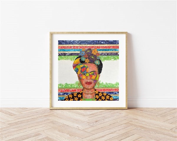 Becoming Visible: Frida — signed, limited edition, framed print