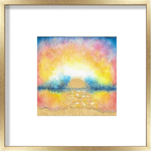 Sunrise Original Painting: Turquoise Waters 1