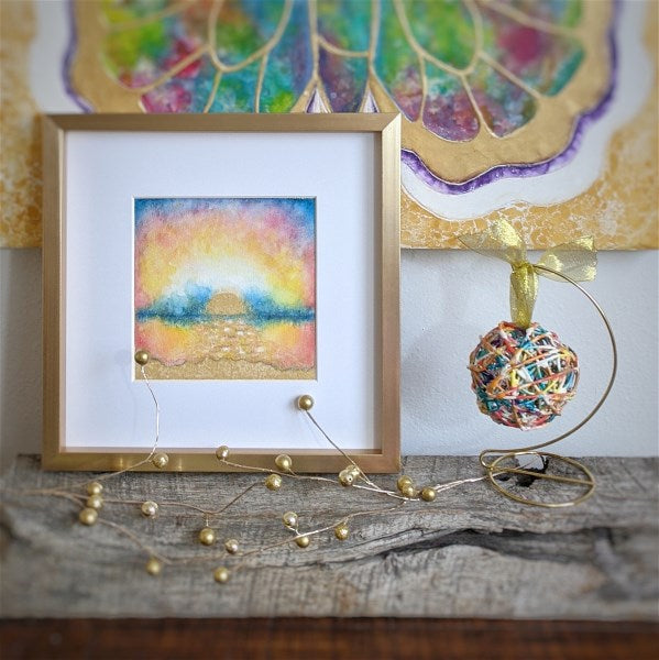 Sunrise Original Painting: Turquoise Waters 1