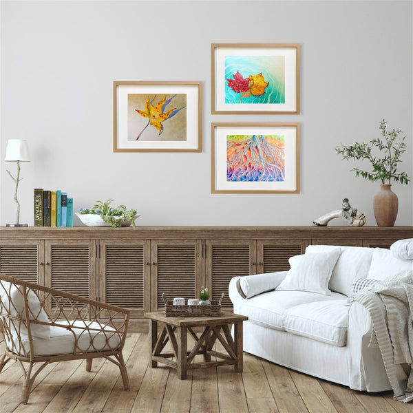 Two Leaves' Heart Dance print
