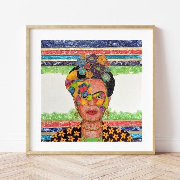 Becoming Visible: Frida — signed, limited edition, framed print