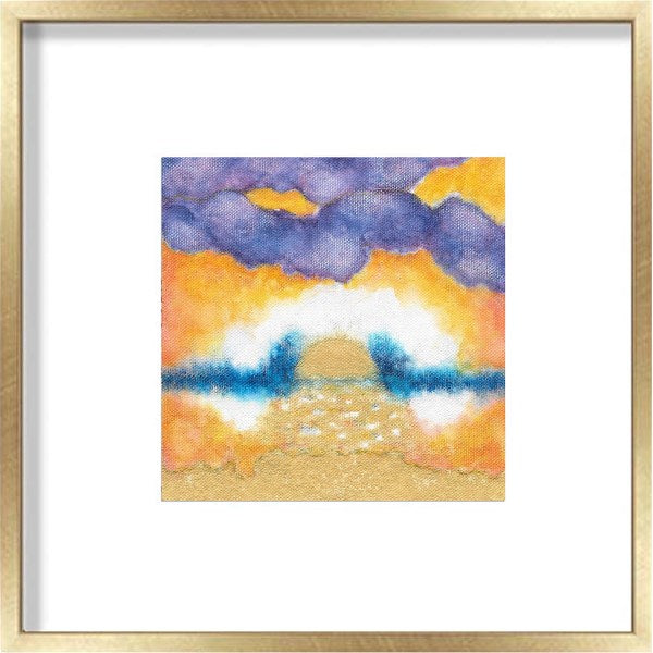 Sunrise Original Painting: Purple Storm 1