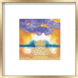 Sunrise Original Painting: Purple Storm 2