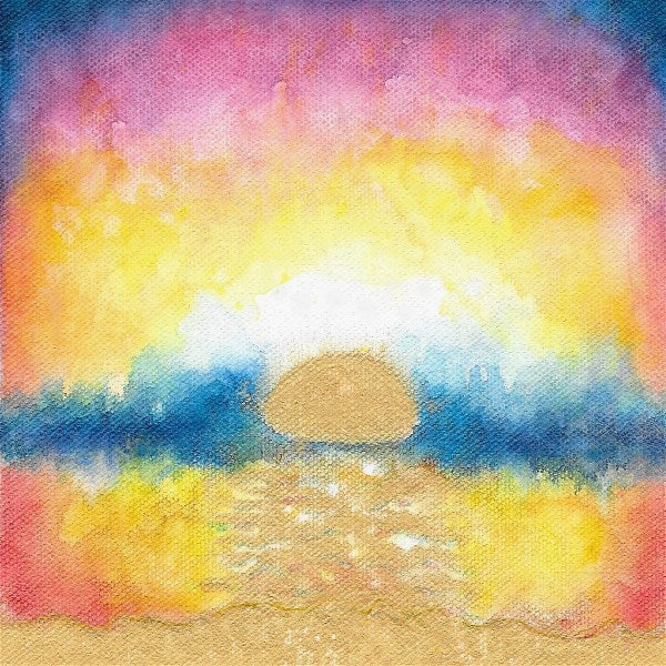 Sunrise Original Painting: Turquoise Waters 2