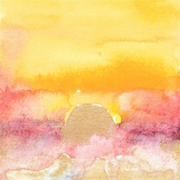 Sunrise Watercolor Study: Red Dawn 2