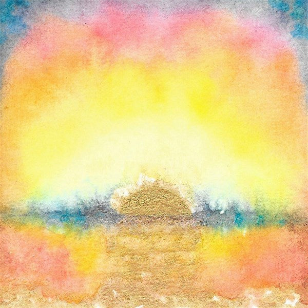 Sunrise Watercolor Study: Turquoise Waters 1