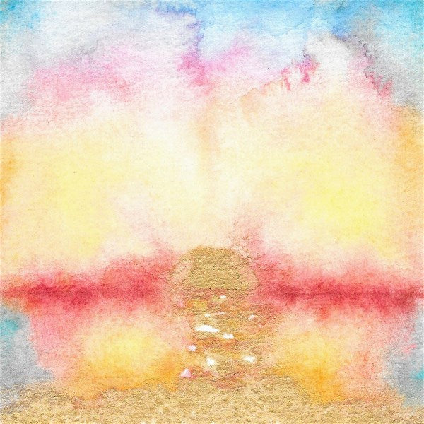 Sunrise Watercolor Study: Pastel Perfection 1